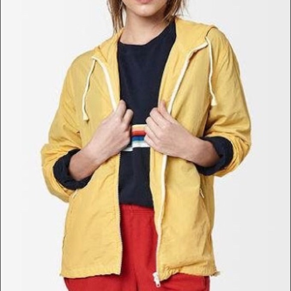 John Galt for Brandy Melville Mustard Yellow Windbreaker Jacket Women’s Large